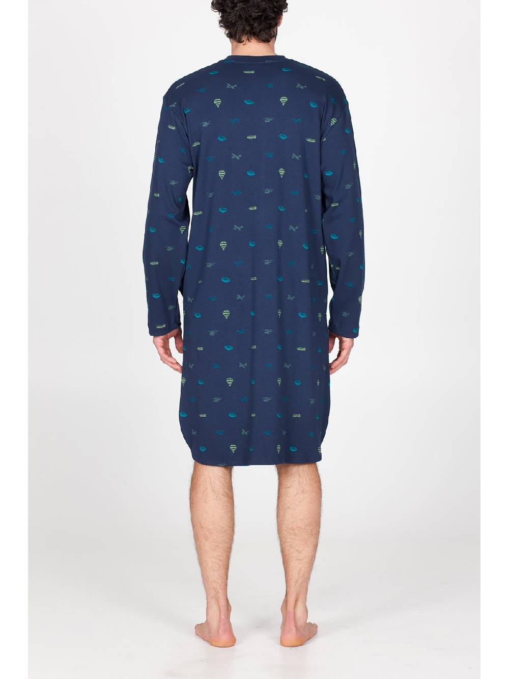 Julipet Camicia Da Notte In Morbido Interlock Di Puro Cotone