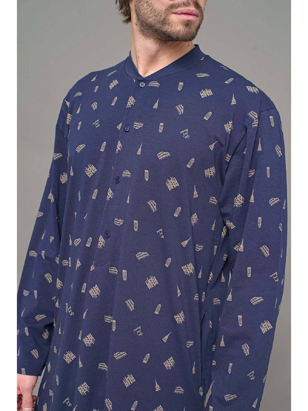 Julipet Camicia Da Notte In Morbido Interlock Di Puro Cotone