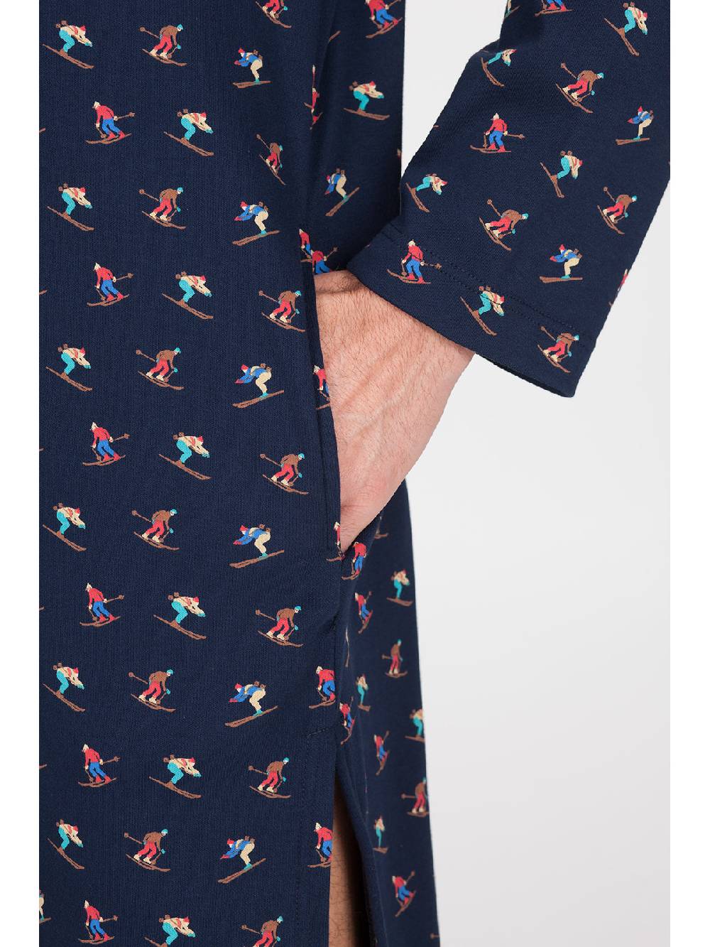 Julipet Camicia da notte in morbido interlock di puro cotone