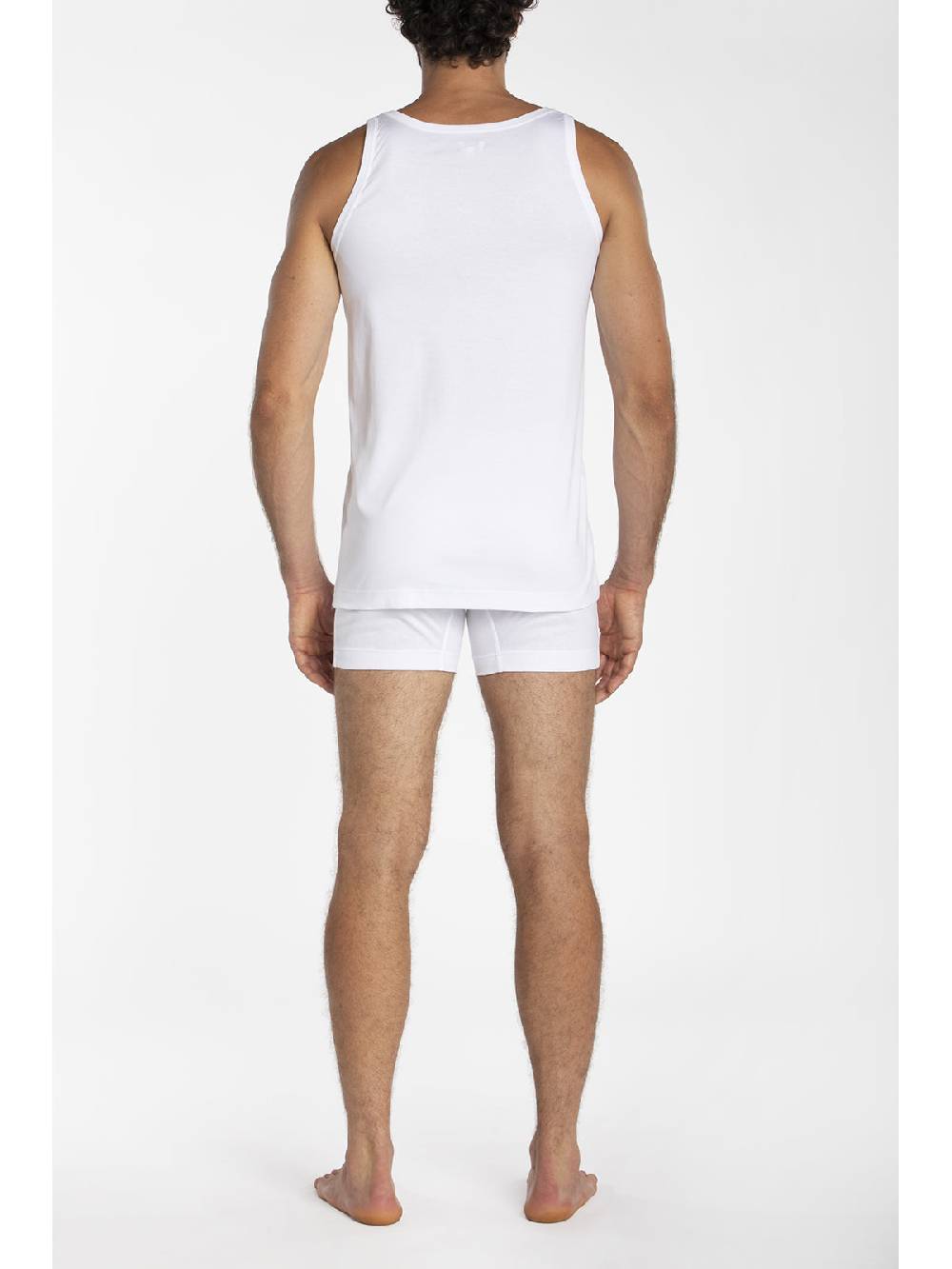 Julipet Canottiera In Interlock Di Puro Cotone "doppia Maglia"