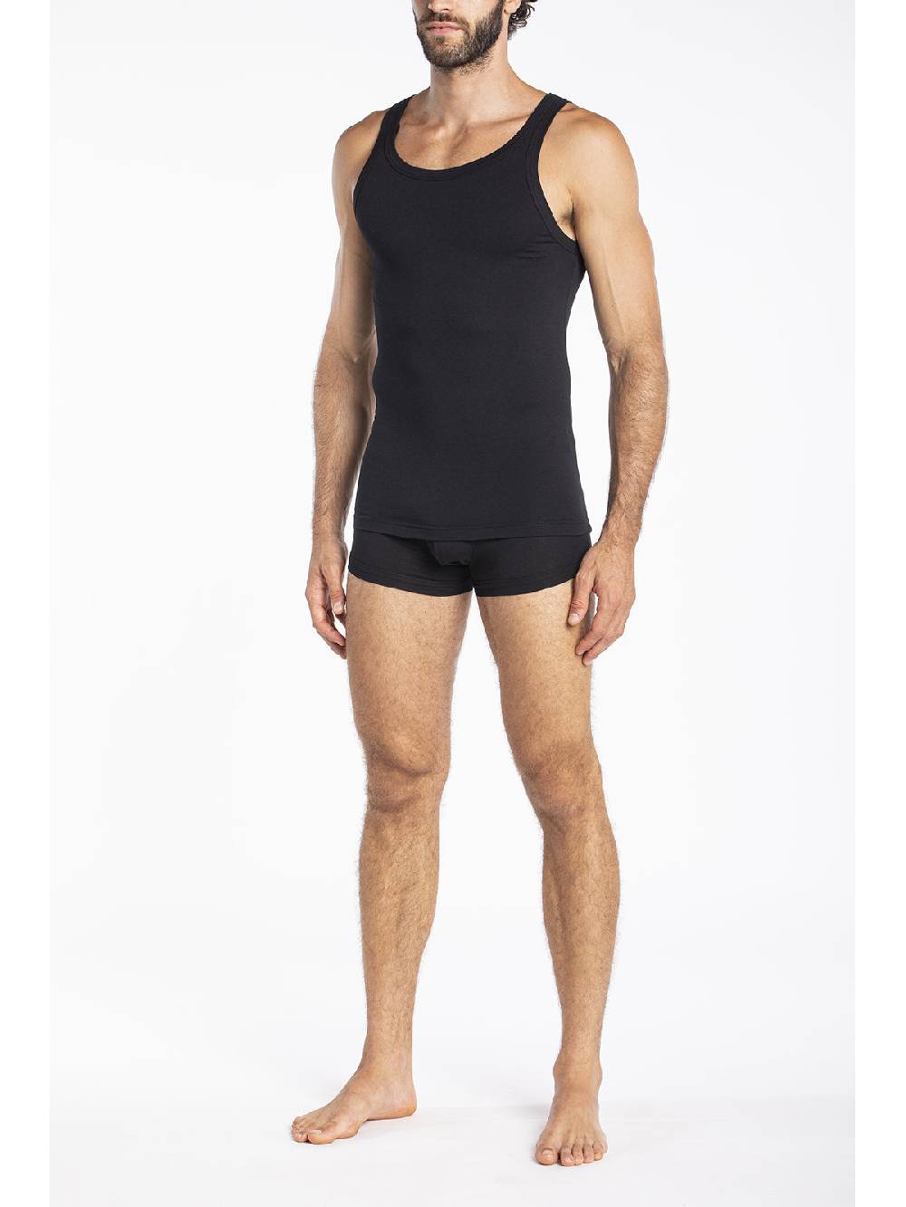 Julipet Canottiera In Jersey Di Cotone Elasticizzato