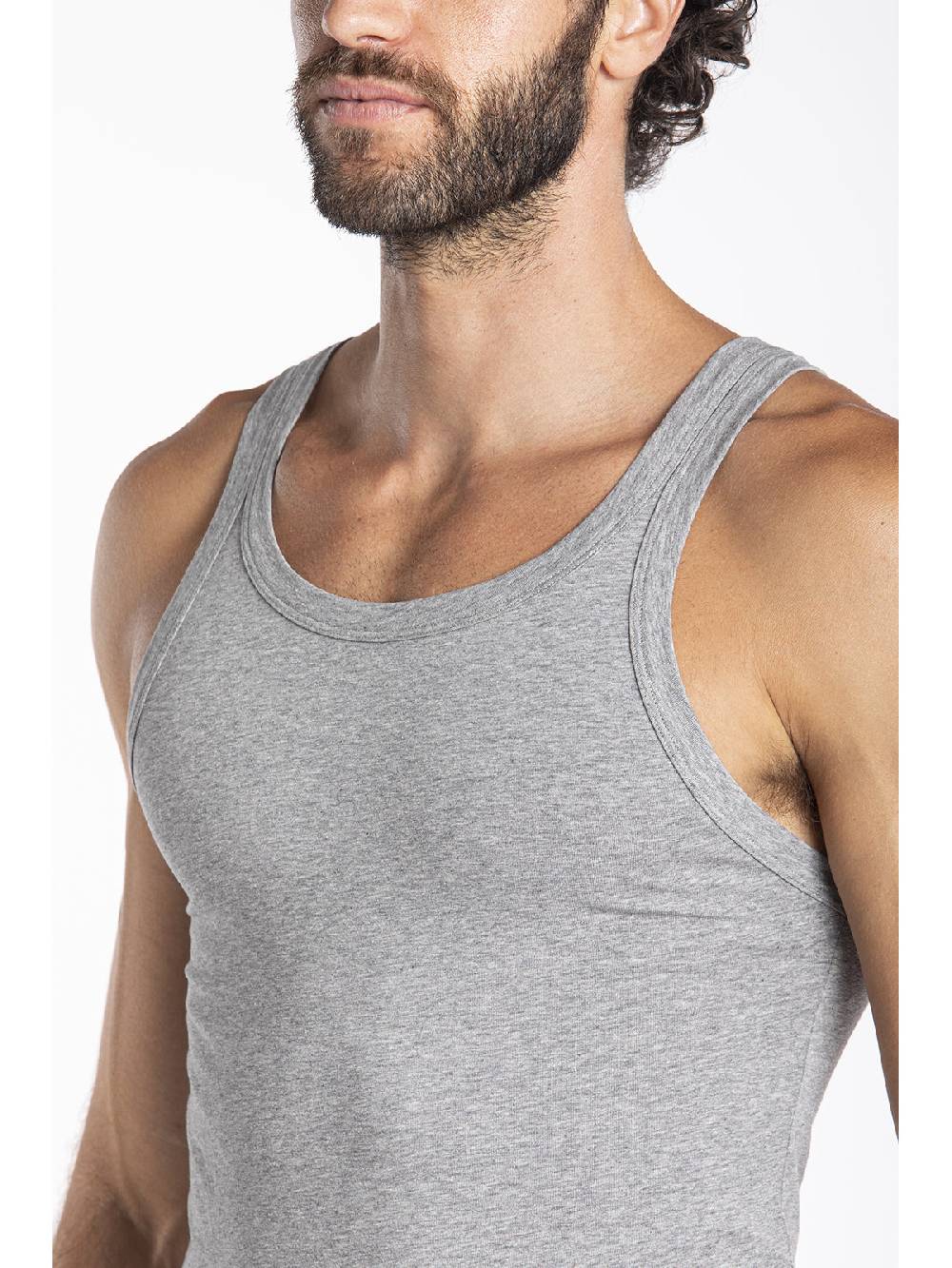 Julipet Canottiera in jersey di cotone elasticizzato