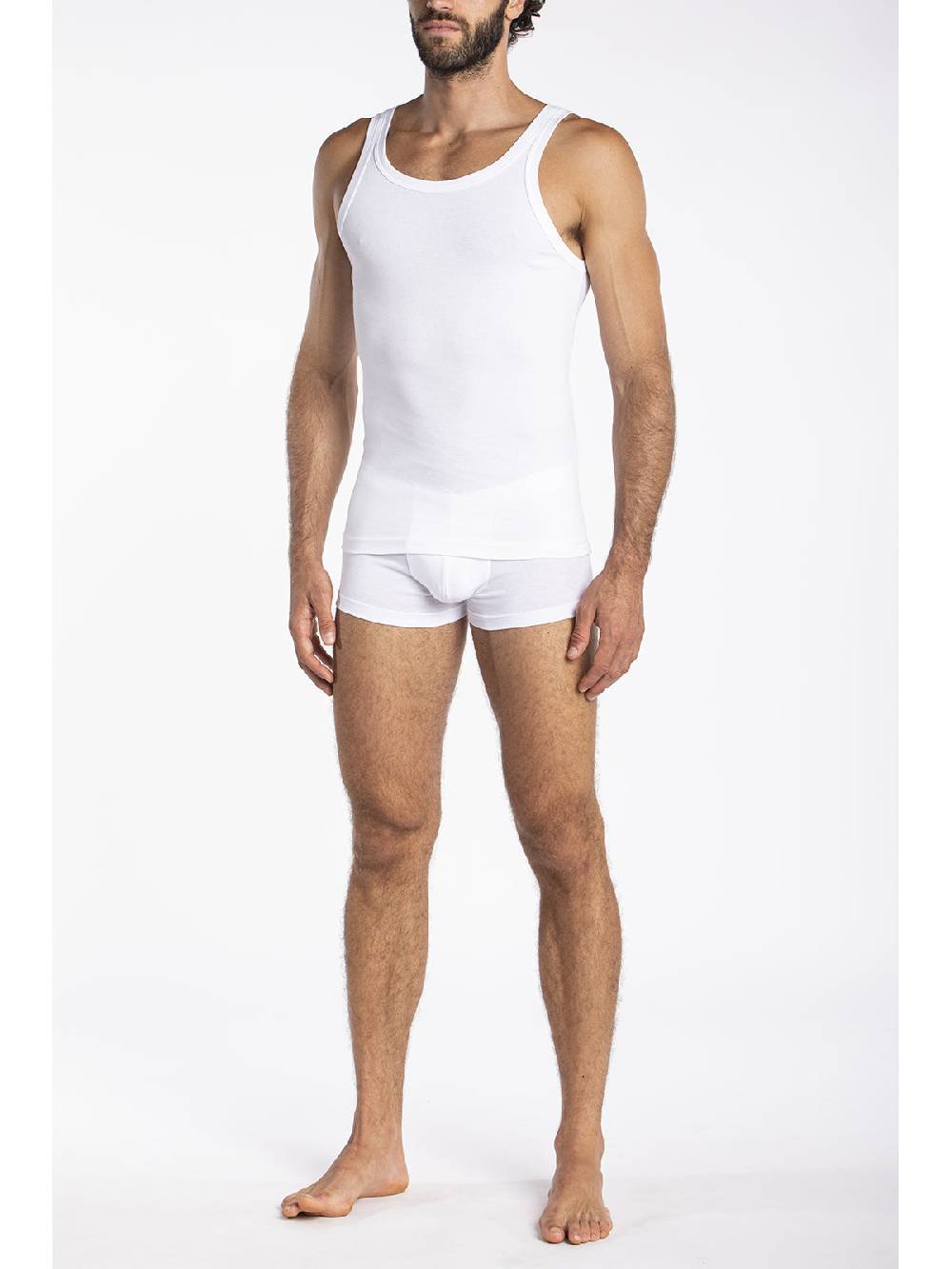 Julipet Canottiera In Jersey Di Cotone Elasticizzato Taglio Moderno E Confortevole