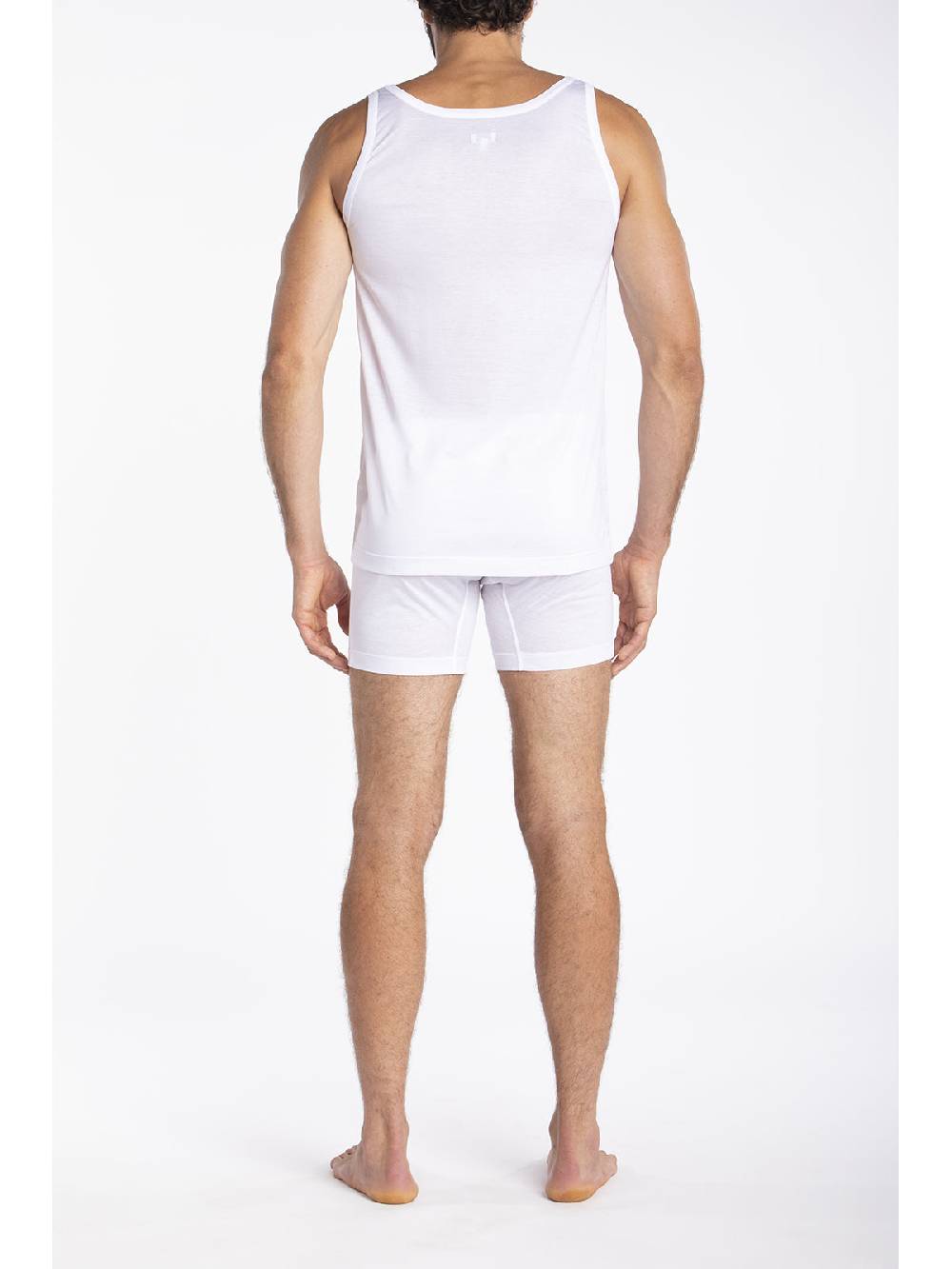 Julipet Canottiera In Jersey Di Puro Cotone Mercerizzato E Gasato