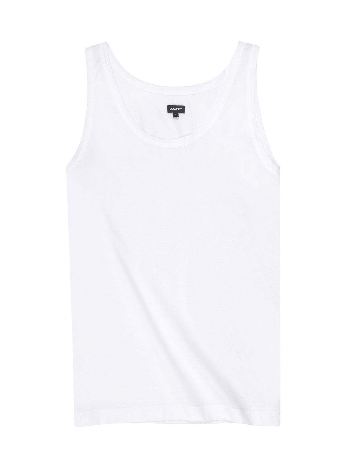 Julipet Canottiera In Jersey Di Puro Cotone Mercerizzato E Gasato