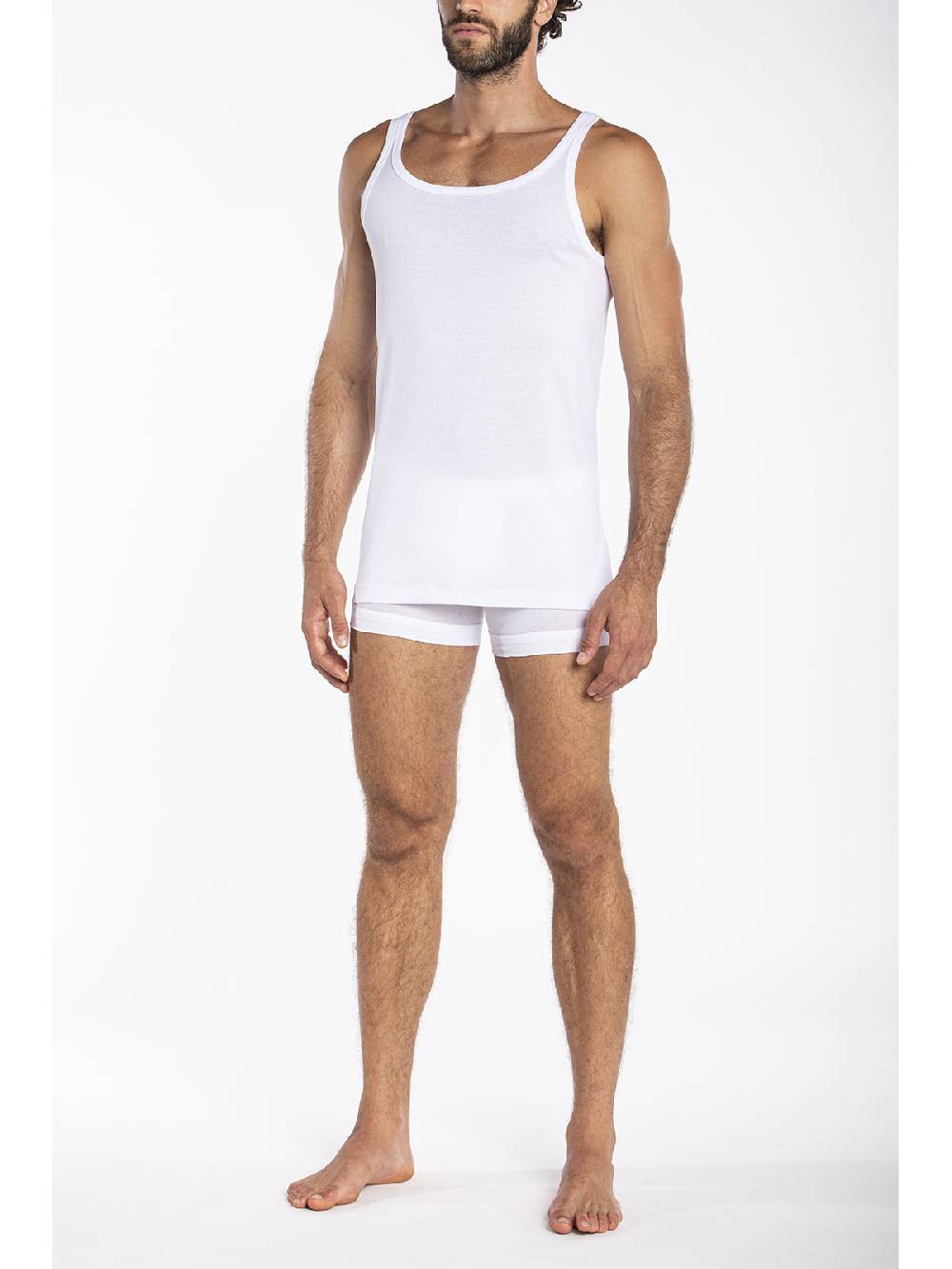 Julipet Canottiera In Puro Cotone Filoscozia® Mercerizzato E Gasato In Filo