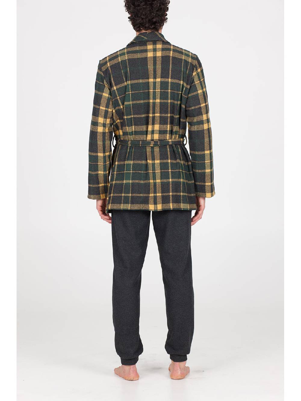 Julipet Giacca Da Camera In Caldo Jacquard Di Cotone