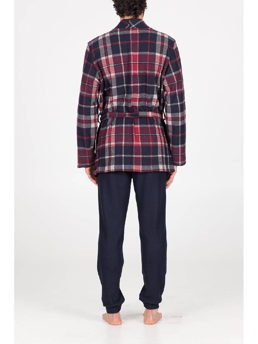 Julipet Giacca Da Camera In Caldo Jacquard Di Cotone