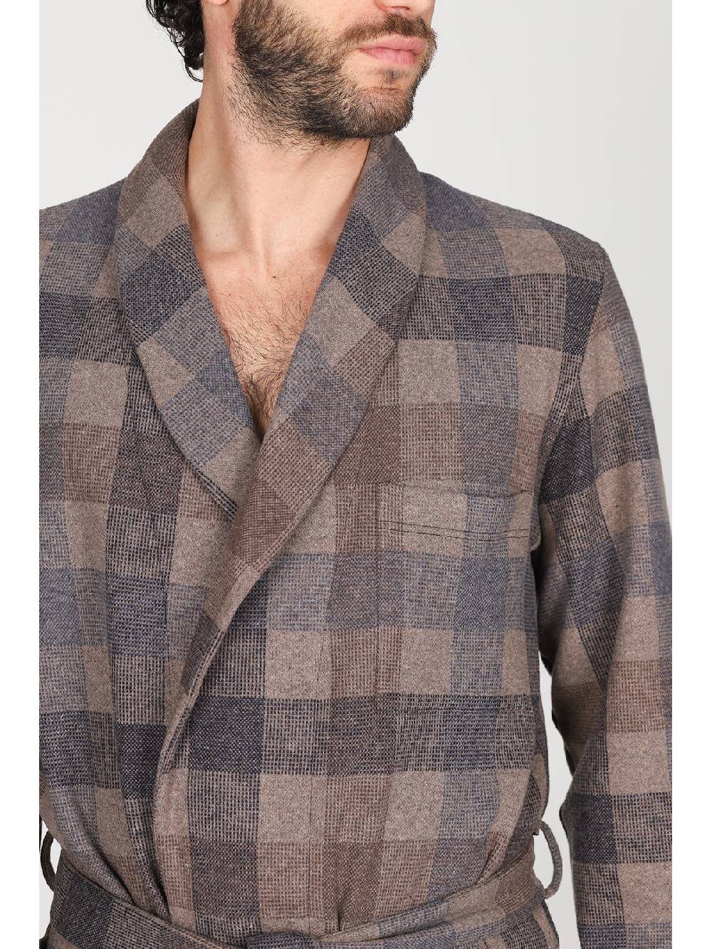 Julipet Giacca Da Camera In Confortevole Jacquard Di Cotone