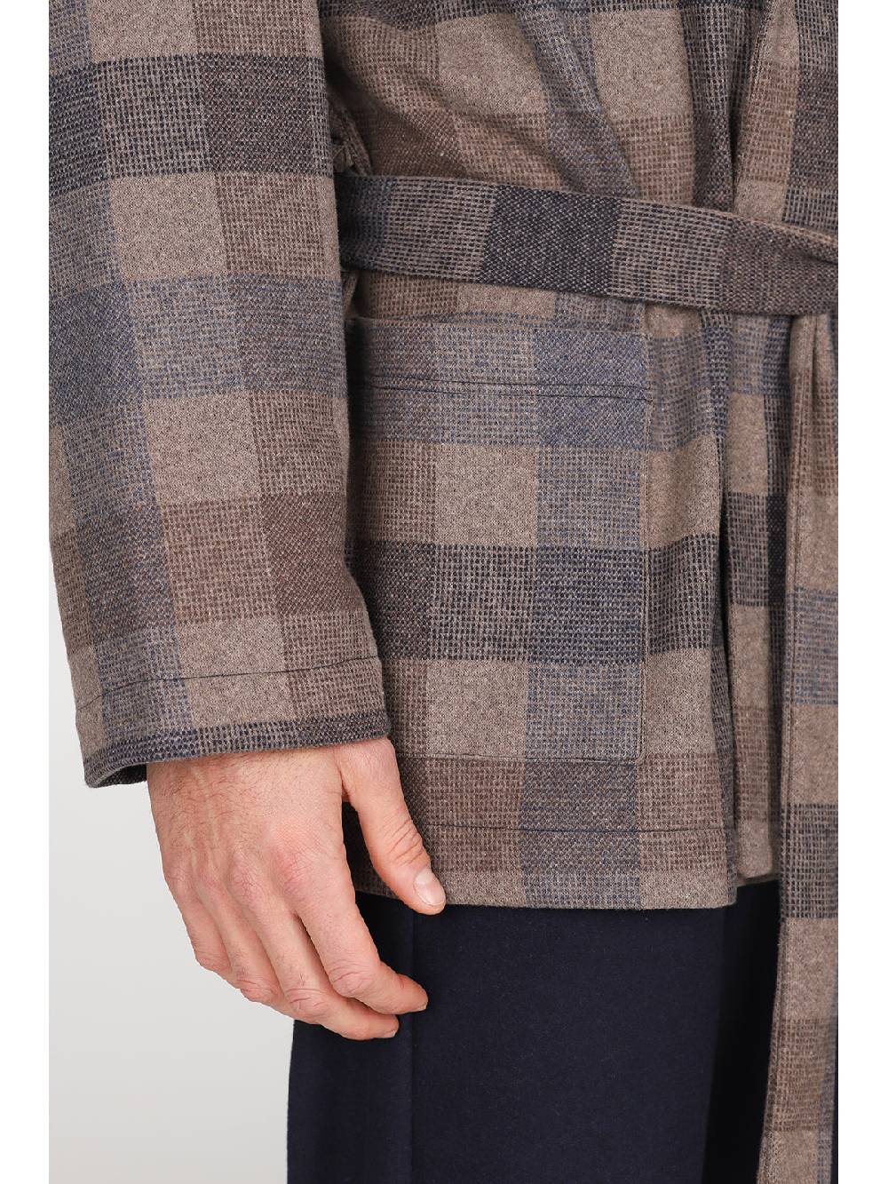 Julipet Giacca Da Camera In Confortevole Jacquard Di Cotone