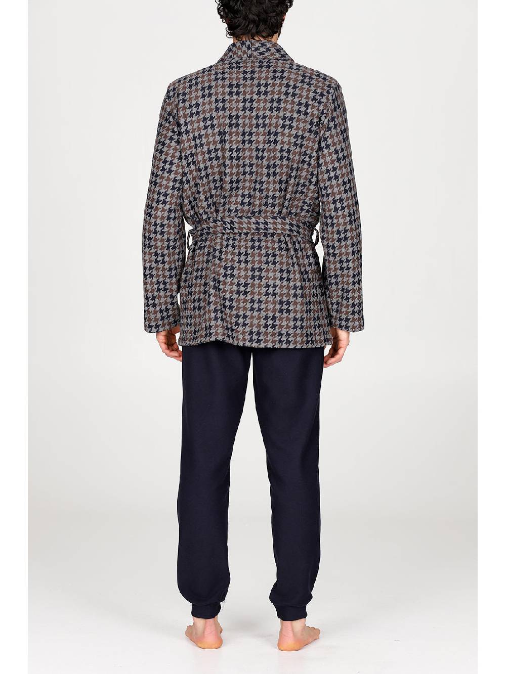 Julipet Giacca Da Camera In Confortevole Jacquard Di Cotone