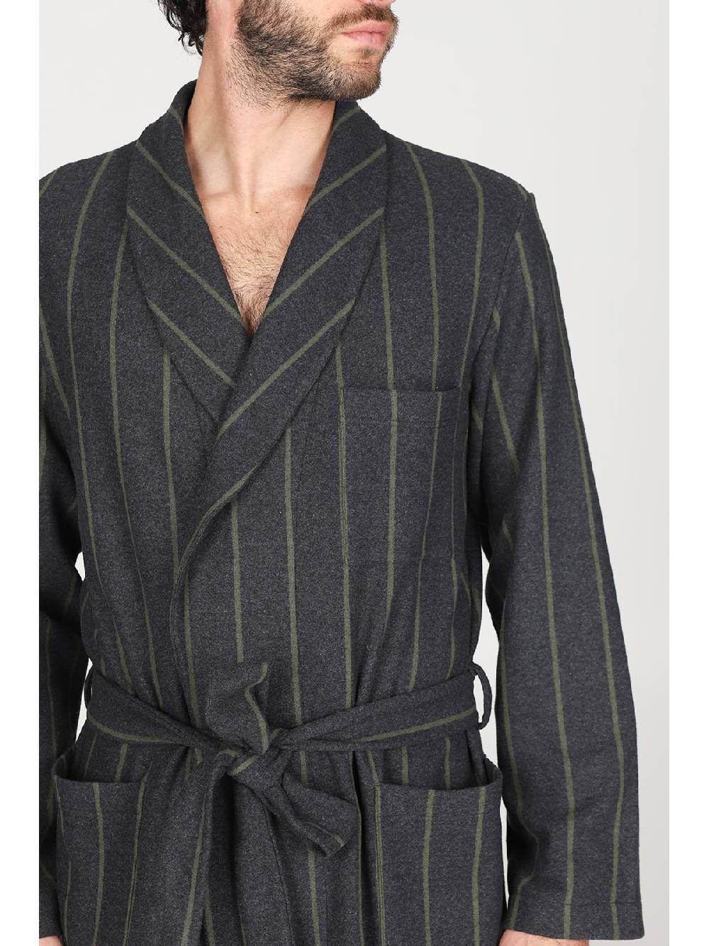 Julipet Giacca Da Camera In Confortevole Jacquard Di Cotone