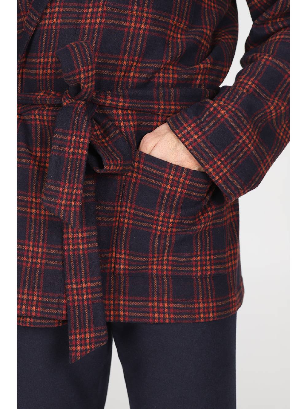 Julipet Giacca Da Camera In Confortevole Jacquard Di Cotone