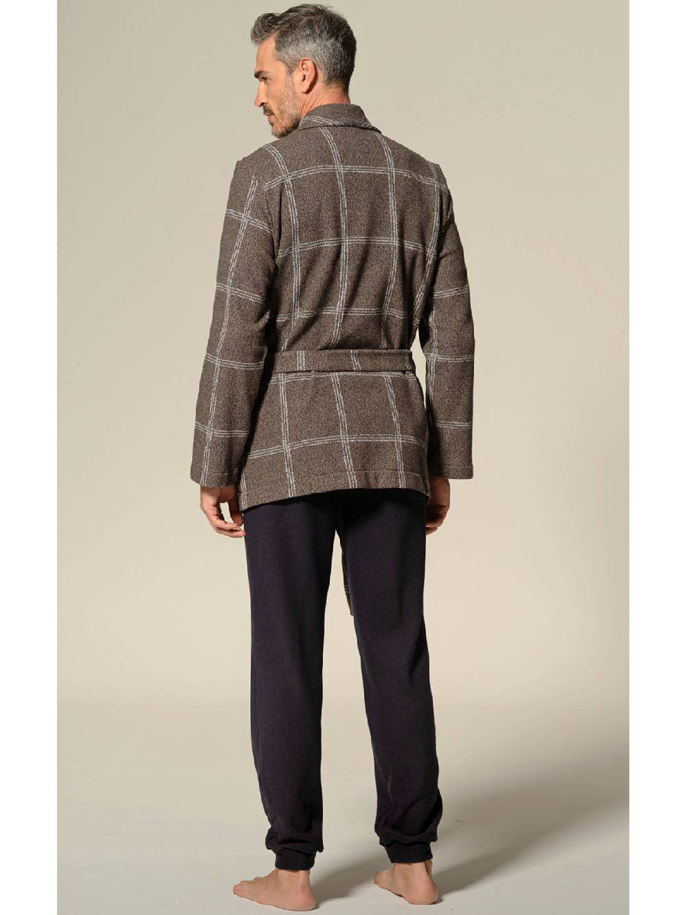 Julipet Giacca Da Camera In Confortevole Tessuto Jacquard