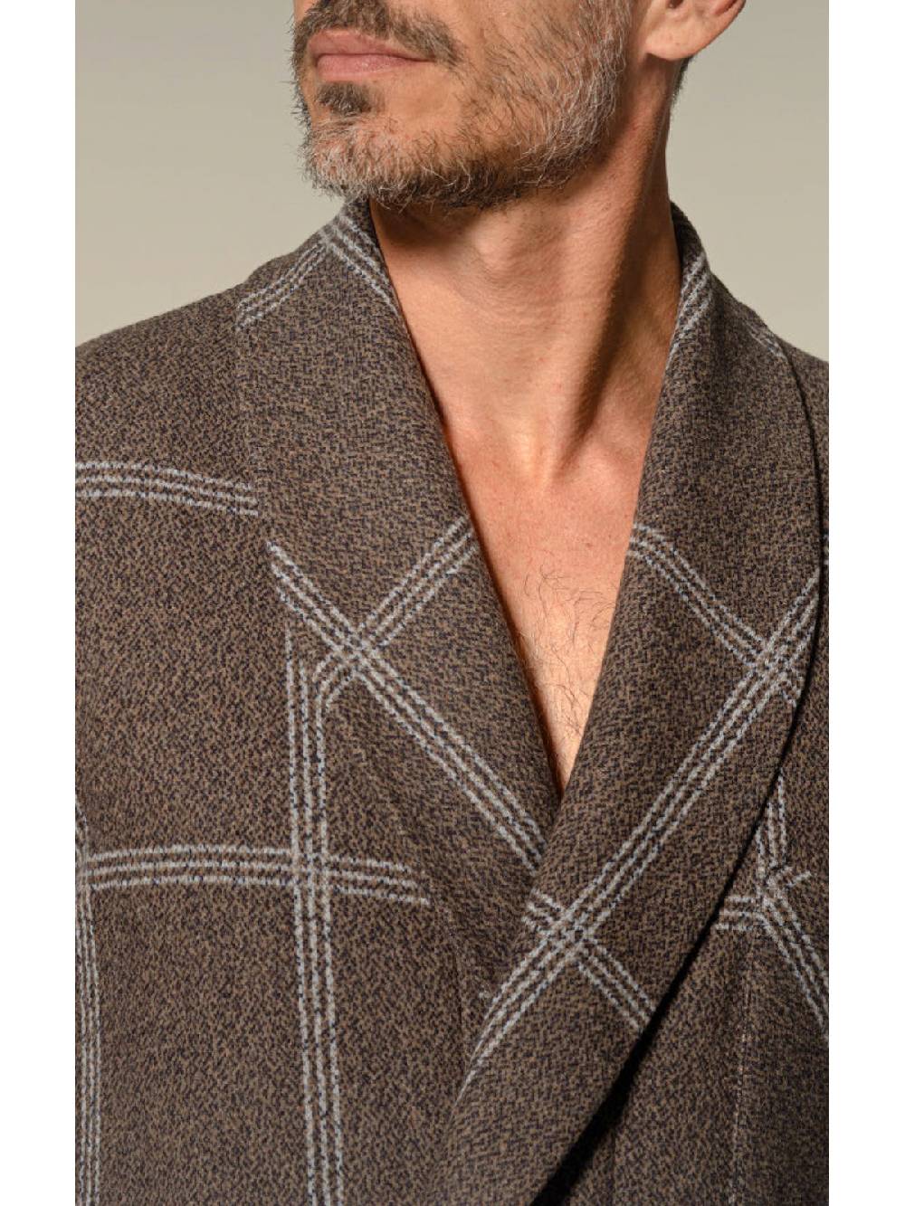 Julipet Giacca Da Camera In Confortevole Tessuto Jacquard