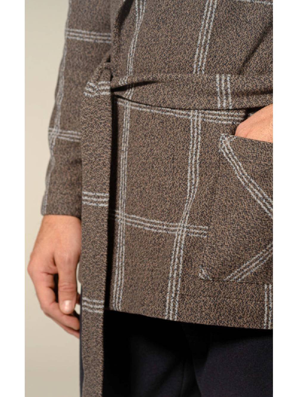 Julipet Giacca Da Camera In Confortevole Tessuto Jacquard