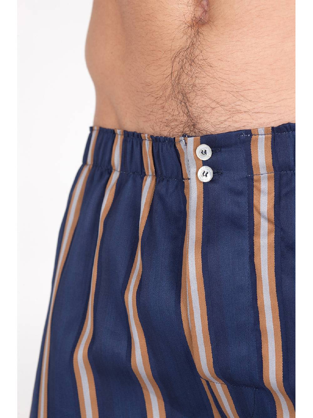 Julipet Boxer Gessato In Pregiato Popeline