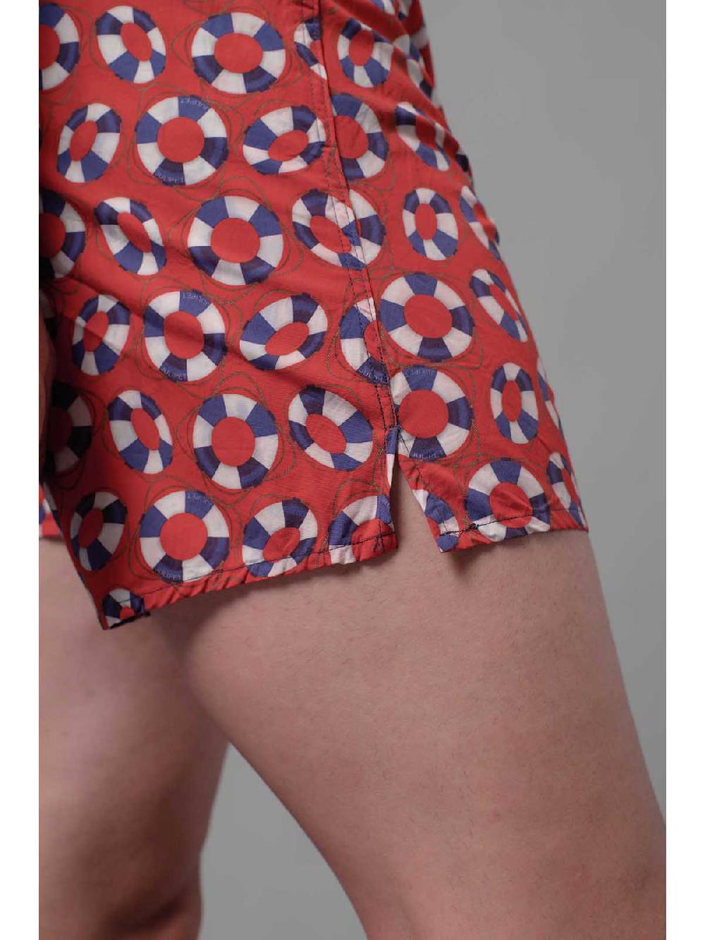 Julipet Boxer In Pregiato Tessuto Navetta Stampato