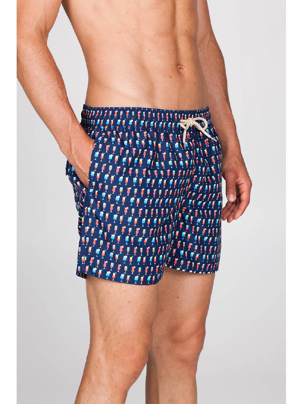 Julipet Boxer Mare In Leggera Tela Di Microfibra