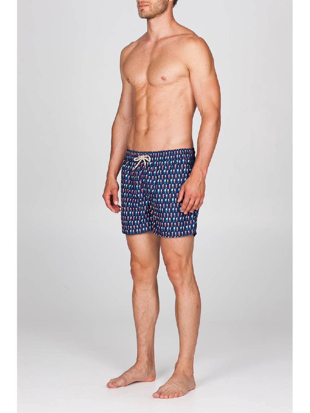 Julipet Boxer Mare In Leggera Tela Di Microfibra