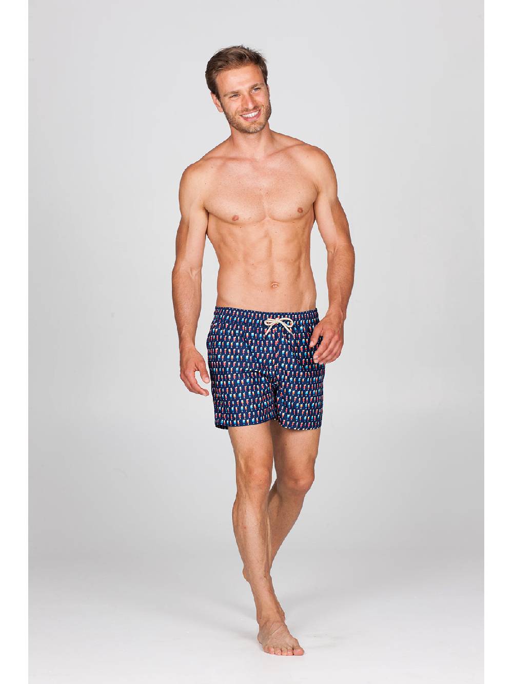 Julipet Boxer Mare In Leggera Tela Di Microfibra