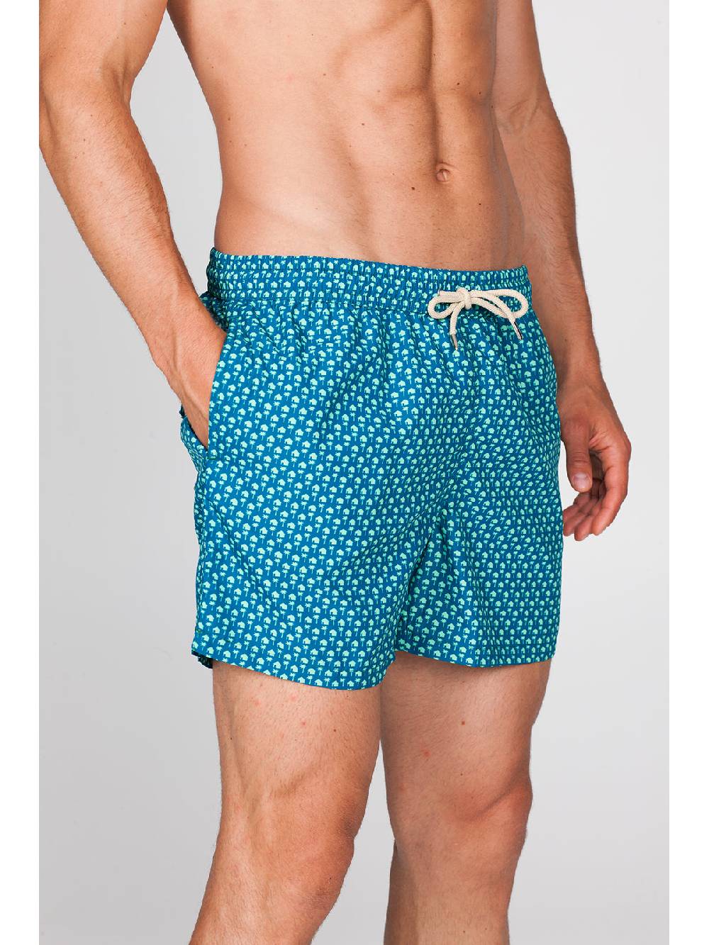 Julipet Boxer Mare In Leggera Tela Di Microfibra