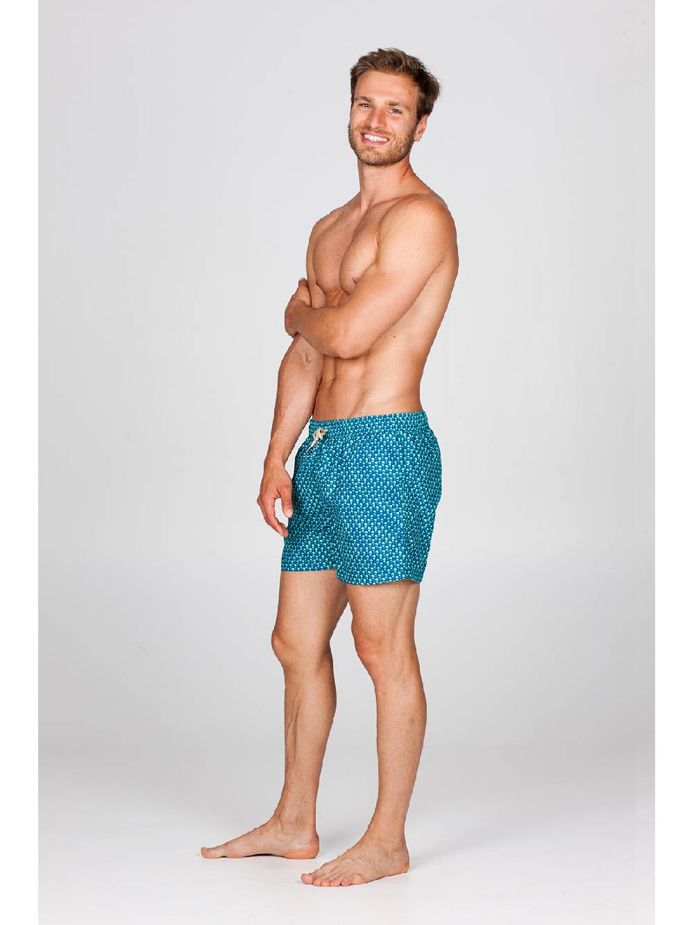 Julipet Boxer Mare In Leggera Tela Di Microfibra