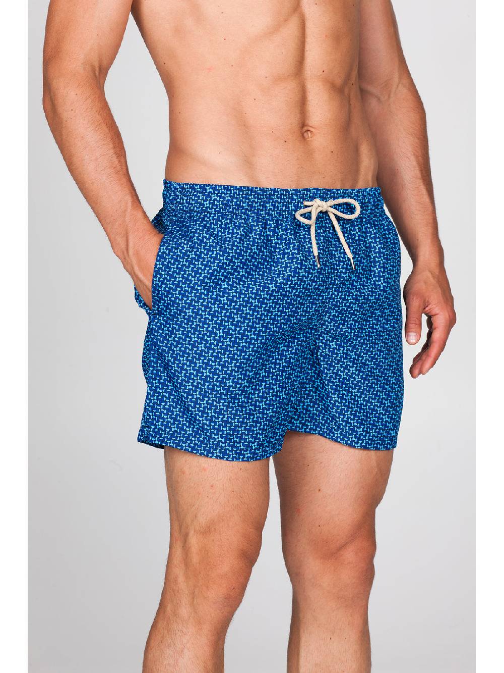 Julipet Boxer Mare In Leggera Tela Di Microfibra