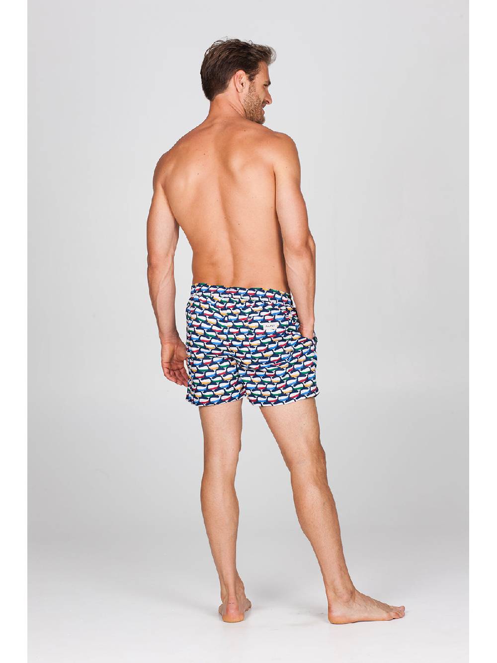 Julipet Boxer Mare In Leggera Tela Di Microfibra