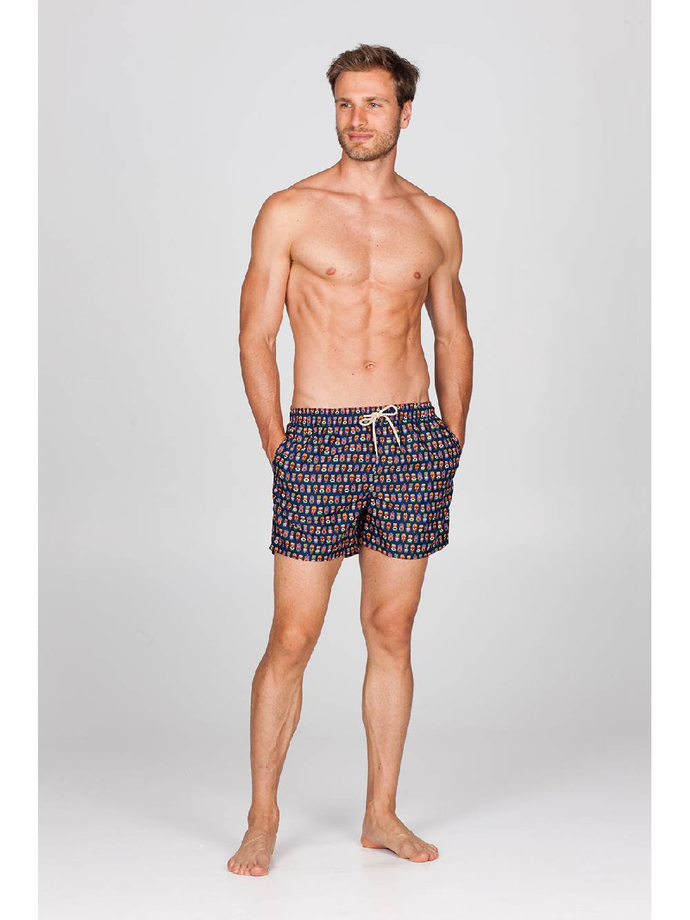 Julipet Boxer Mare In Leggera Tela Di Microfibra