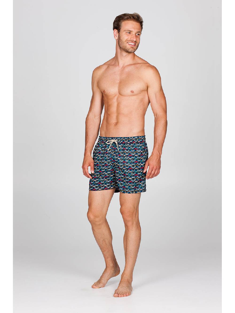 Julipet Boxer Mare In Leggera Tela Di Microfibra