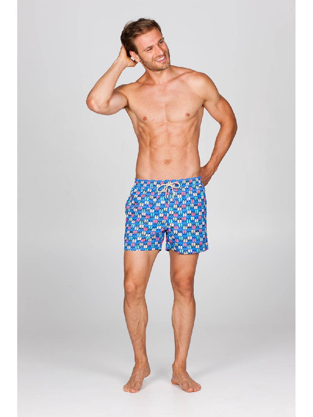 Julipet Boxer Mare In Leggera Tela Di Microfibra