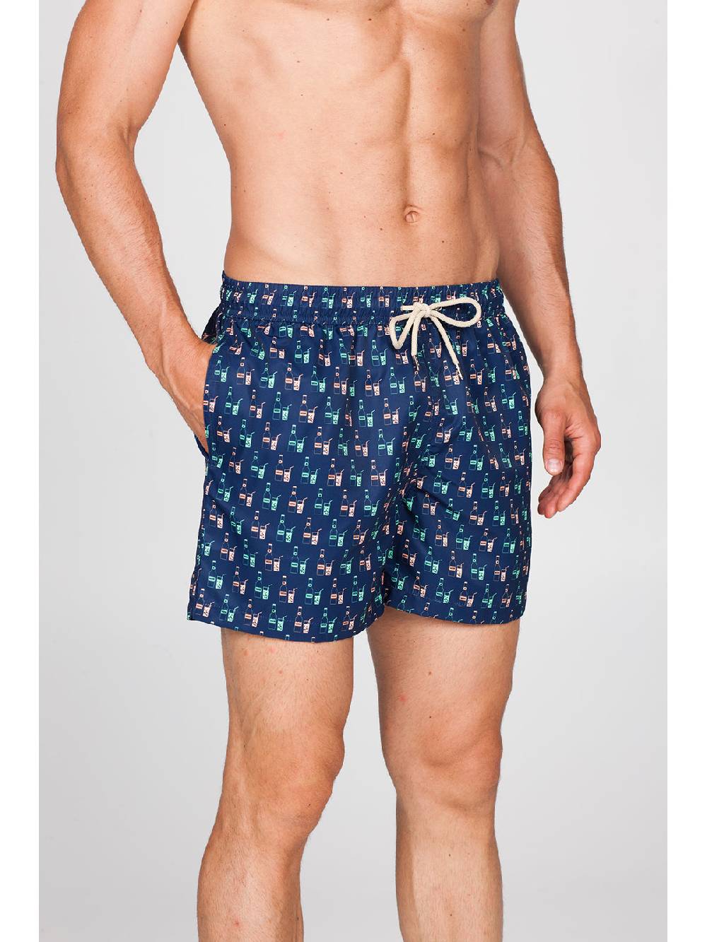 Julipet Boxer Mare In Leggera Tela Di Microfibra