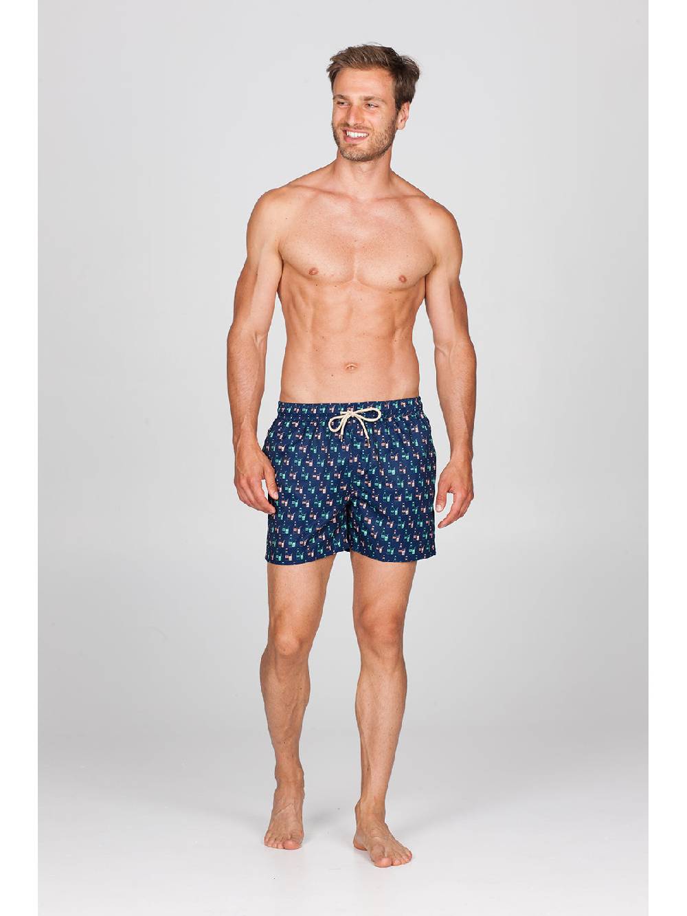 Julipet Boxer Mare In Leggera Tela Di Microfibra