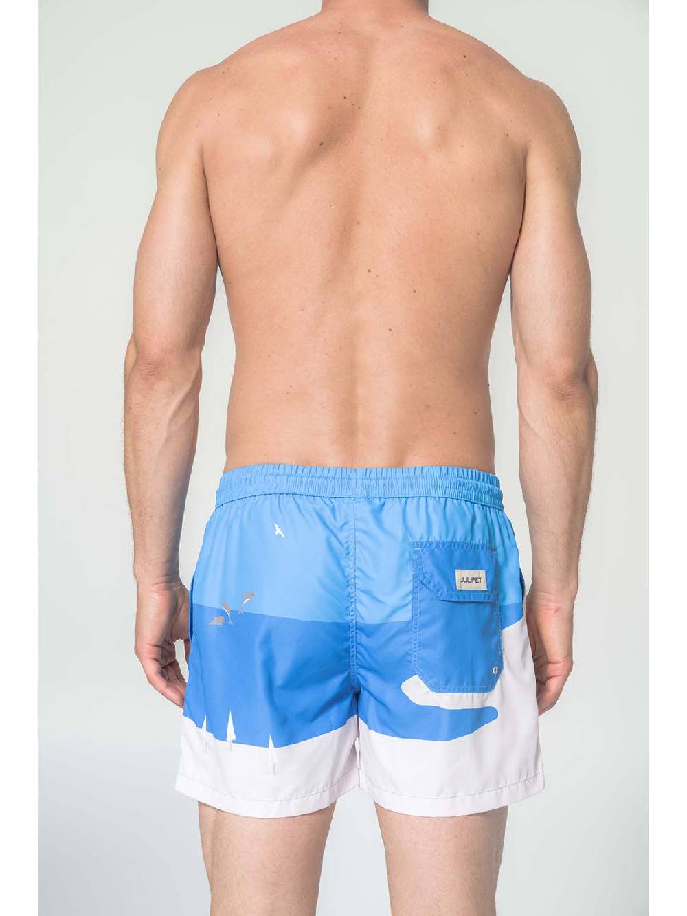 Julipet Boxer Mare In Leggera Tela Di Microfibra