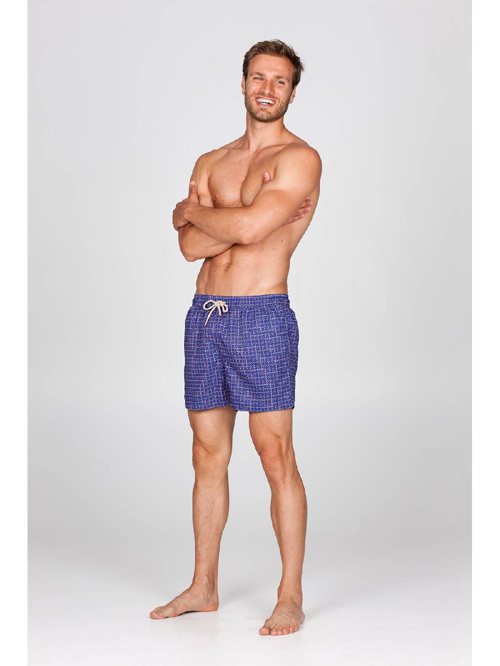 Julipet Boxer Mare In Leggera Tela Di Microfibra