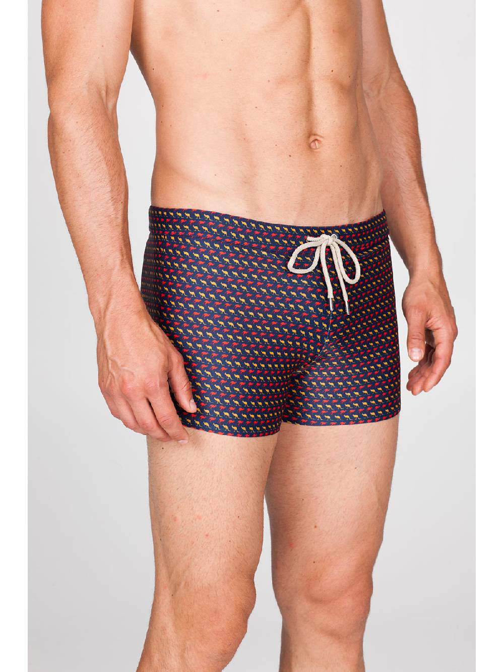 Julipet Boxer Mare Slim In Micro-fantasia