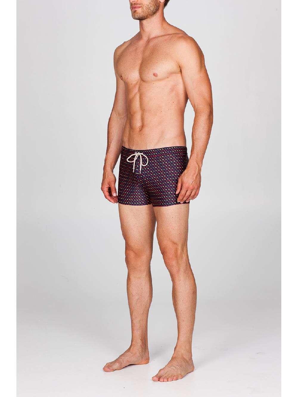 Julipet Boxer Mare Slim In Micro-fantasia