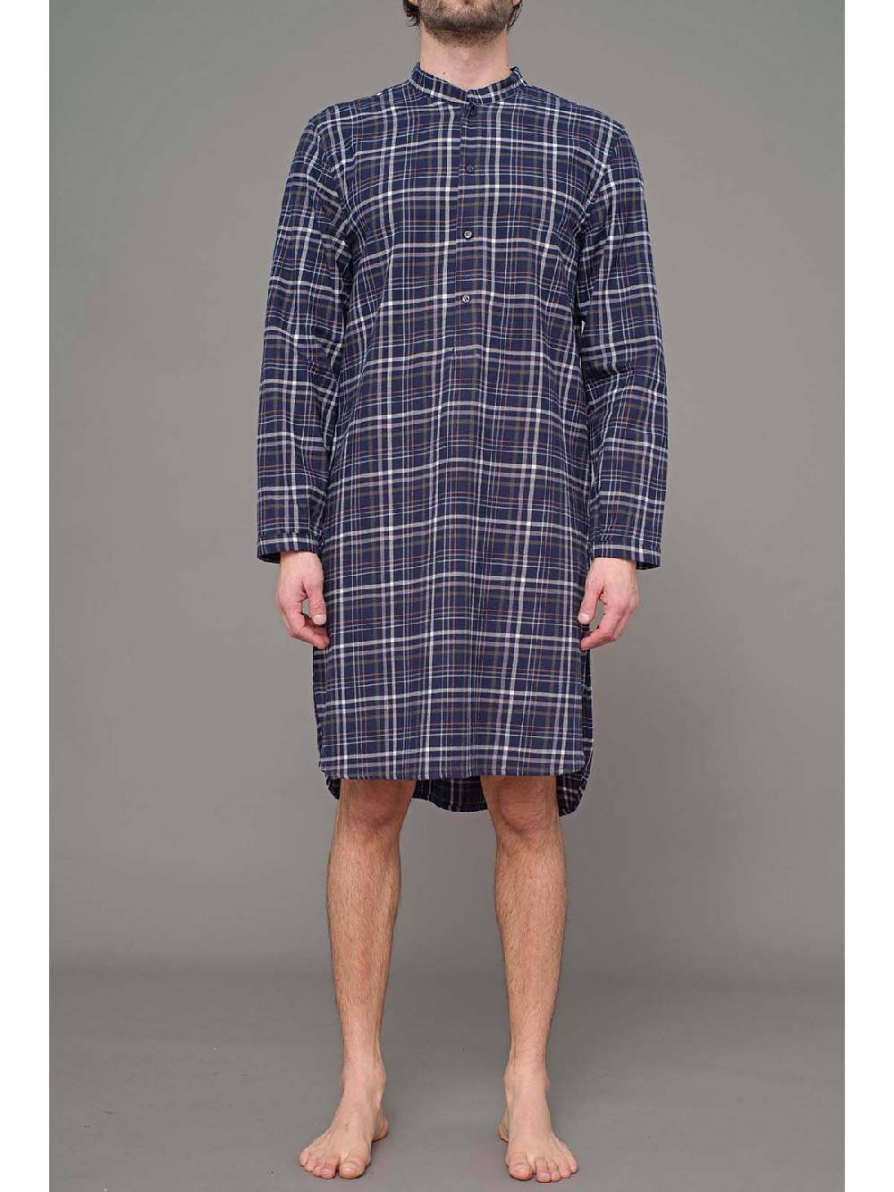 Julipet Camicia da notte in flanella 100% cotone