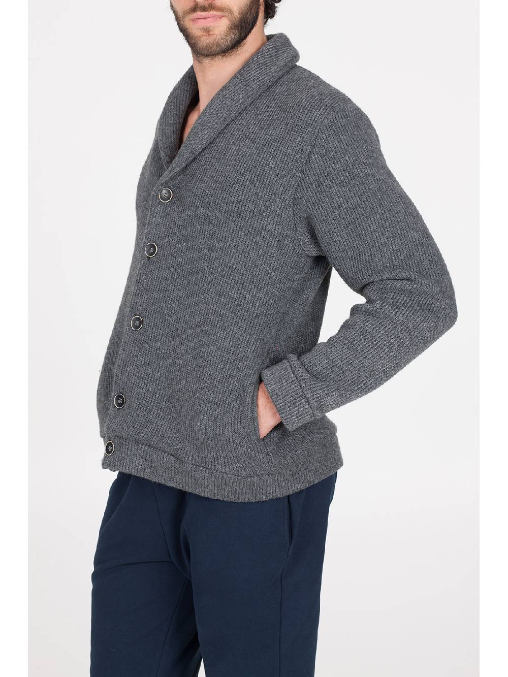 Julipet Cardigan In Maglia Di Misto Lana