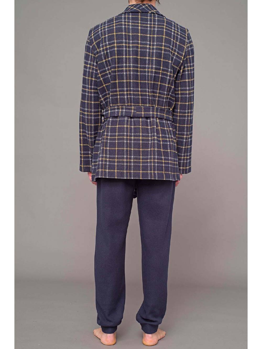 Julipet Giacca Da Camera Sciallata Fantasia Tartan