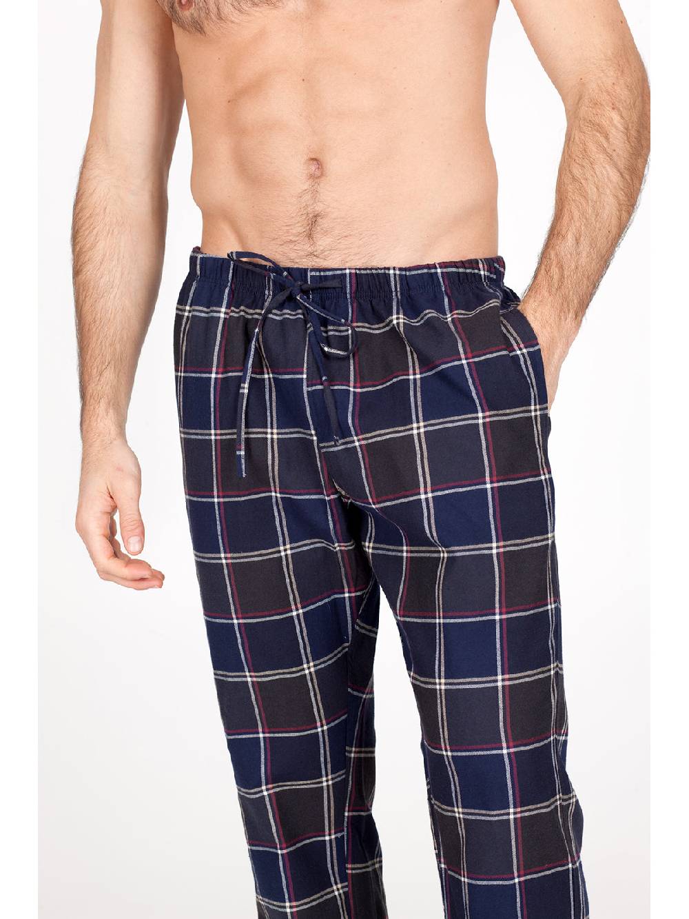 Julipet Pantalone In Calda Flanella Di Puro Cotone