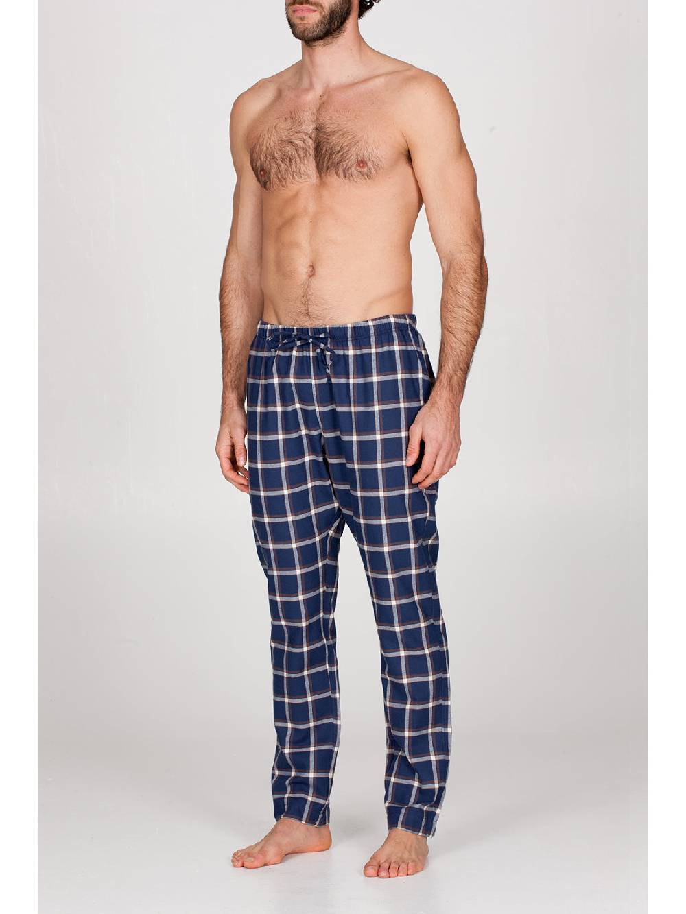 Julipet Pantalone In Calda Flanella Di Puro Cotone