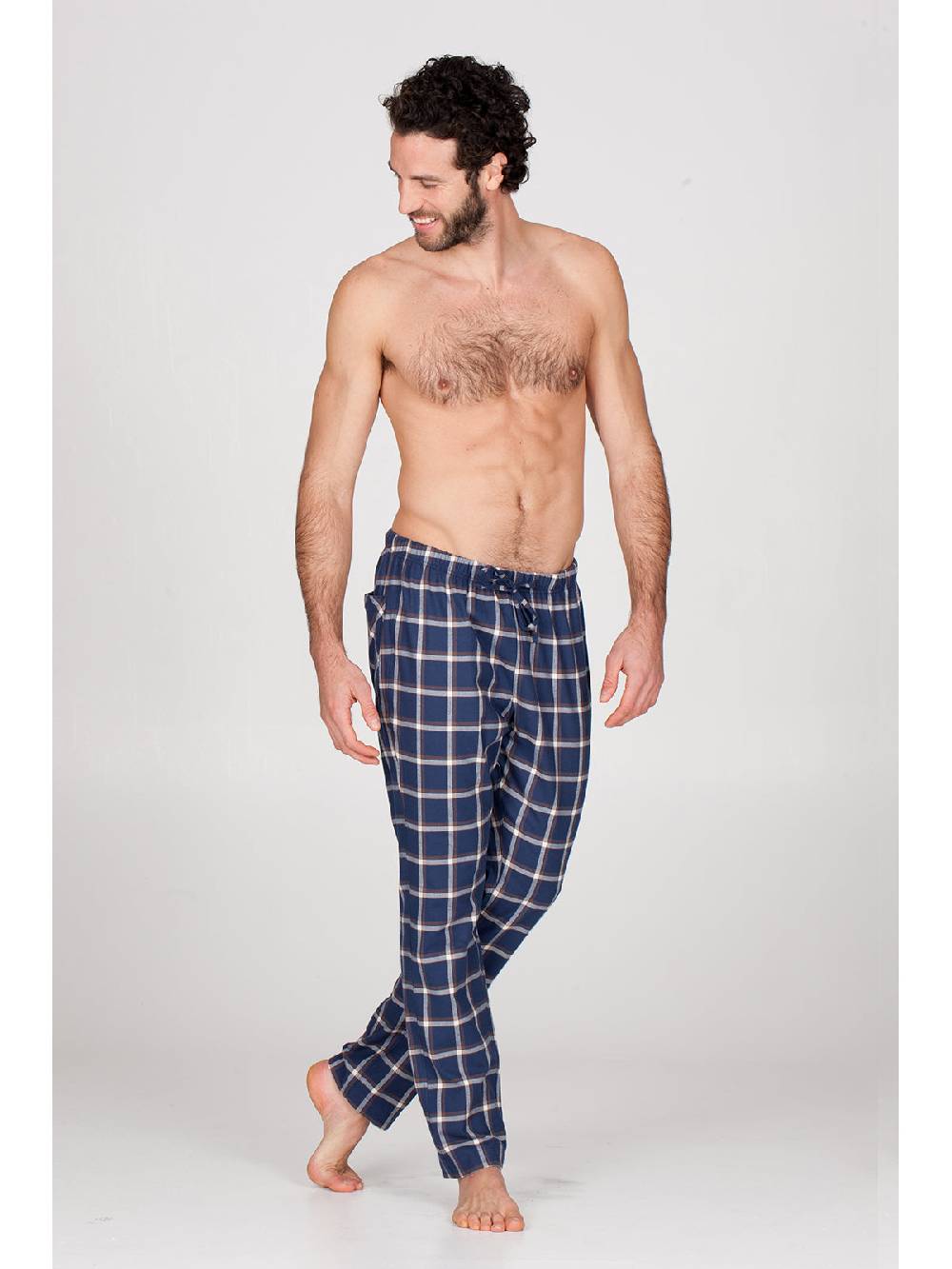 Julipet Pantalone In Calda Flanella Di Puro Cotone