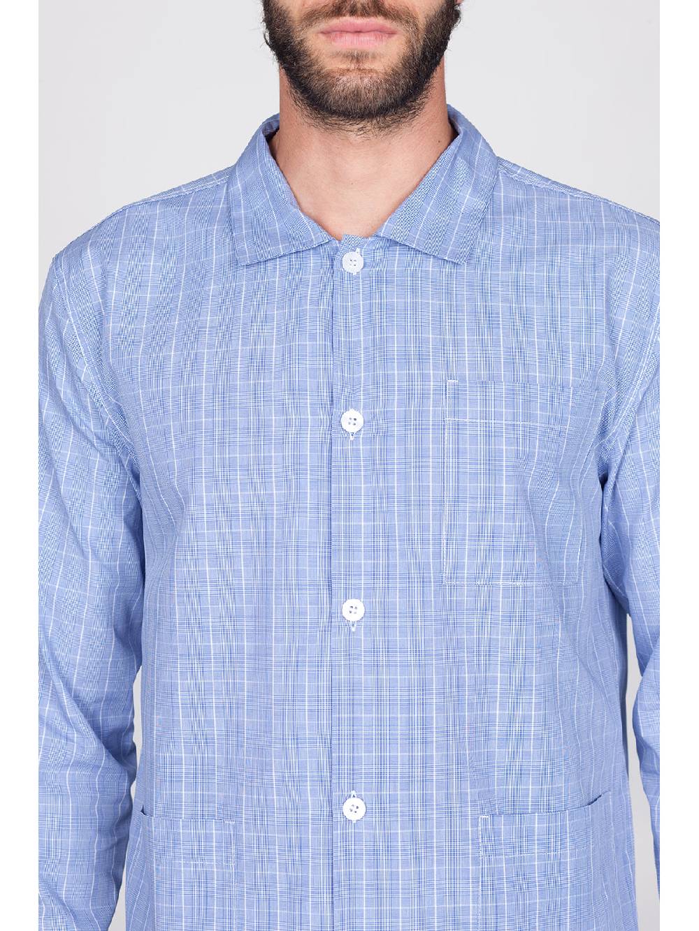 Julipet Pigiama cardigan in pregiato popeline