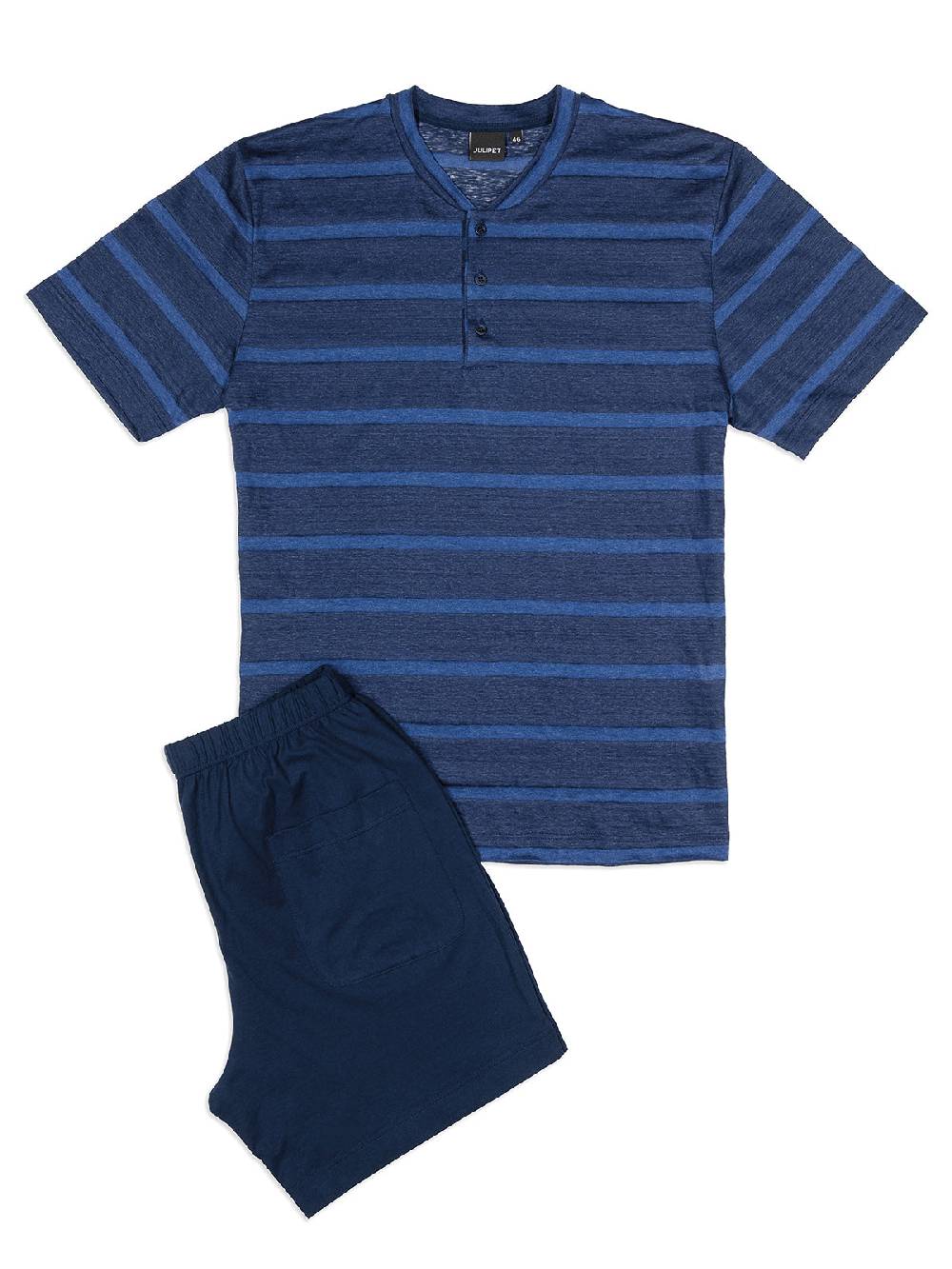 Julipet Pigiama corto in fresco misto lino