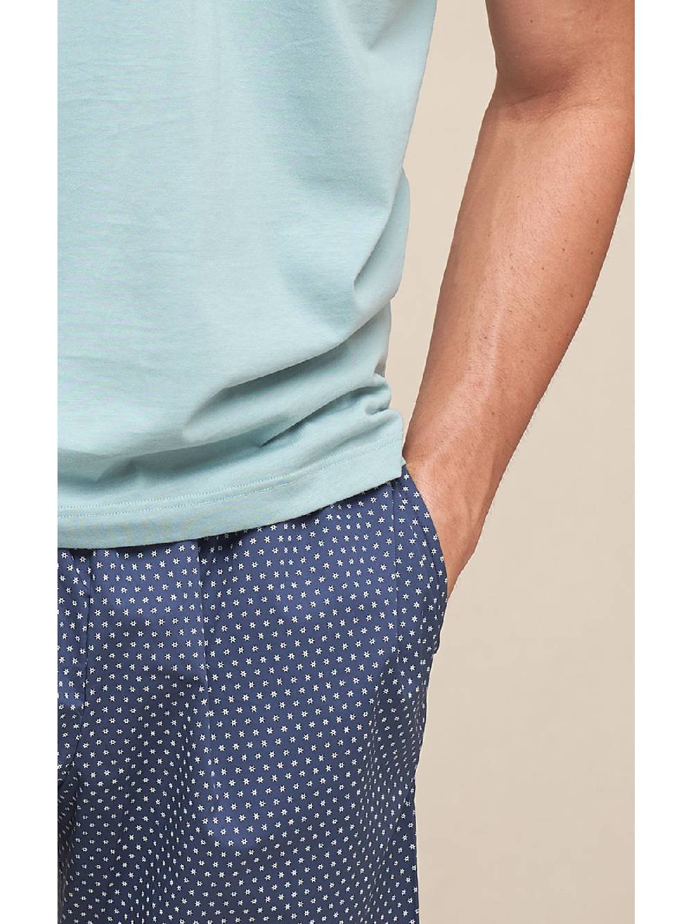 Julipet Pigiama Corto Jersey E Popeline