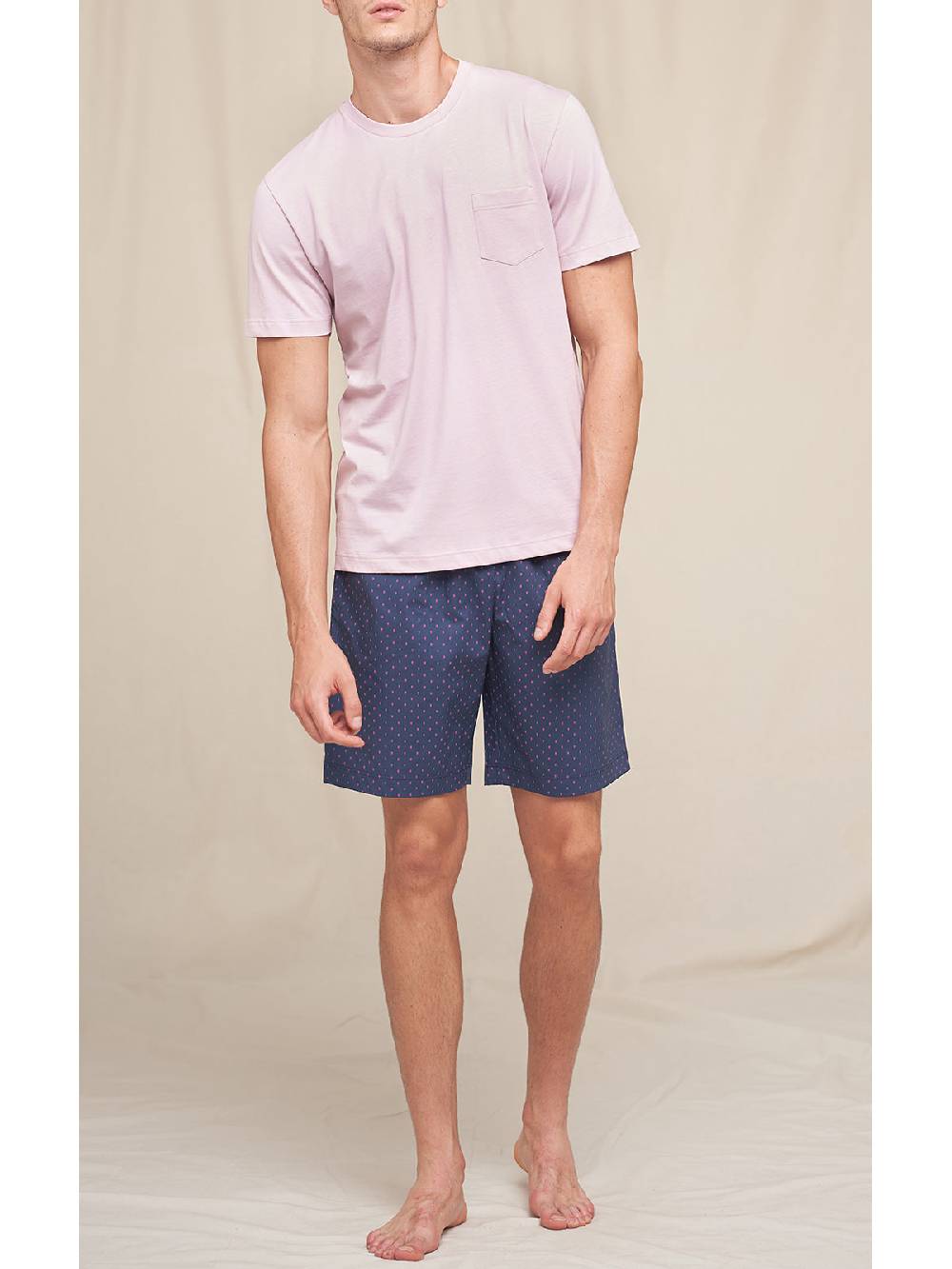 Julipet Pigiama Corto Jersey E Popeline