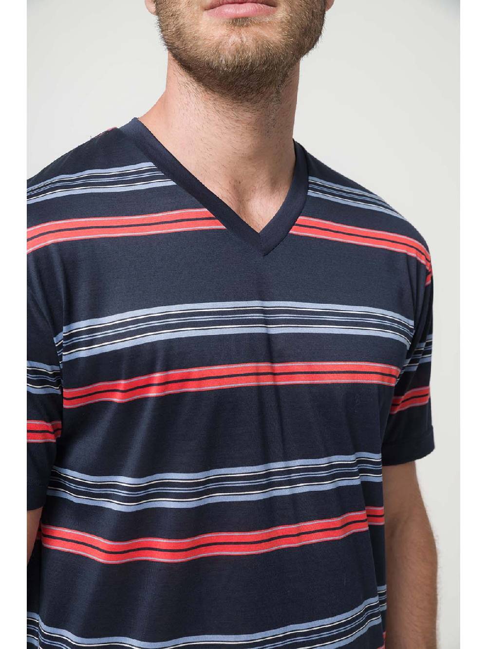 Julipet Pigiama corto v in pregiato 100% filoscozia