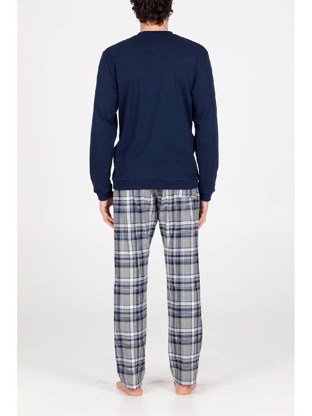 Julipet Pigiama In Calda Flanella Di Puro Cotone